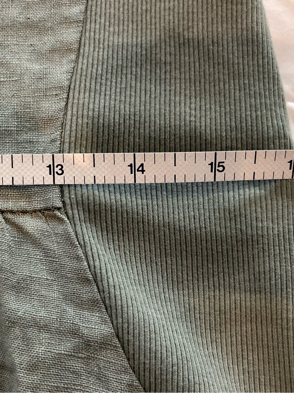 TERZO MILLENNIO 100% Linen Shift Dress SMALL Green Italian Sleeveless Loose Fit - Picture 12 of 12